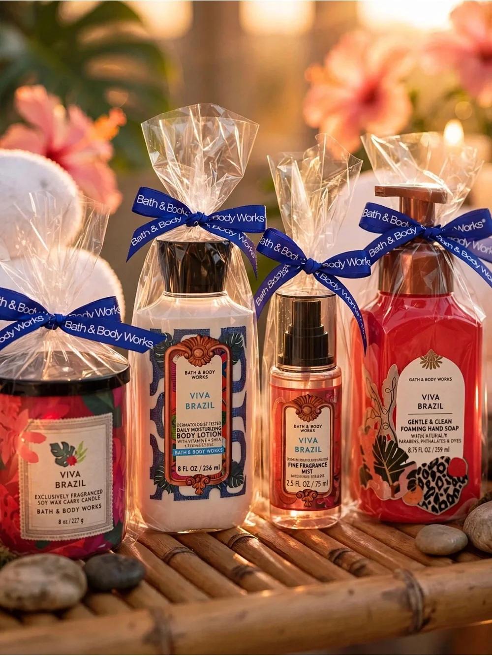 NWT Bath and Body Works 4Pc Viva Brazil Limited Edition Bundle MSRP $49